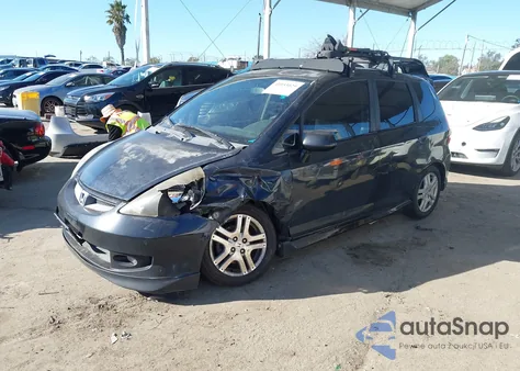 2007 Honda Fit Sport from USA, damaged, VIN JHMGD38647S054573